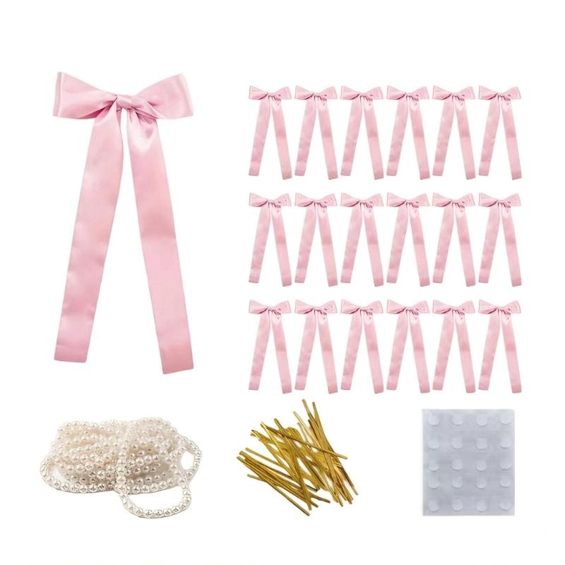 Pink Bowknot Wall Hangings Decoration with 5Meter Artificial Pearls Strand for Wedding Birthday Christmas Celebration 1 розовый
Pink Bowknot Wall Hangings Decoration with 5Meter Artificial Pearls Strand for Wedding Birthday Christmas Celebration 1 розовый