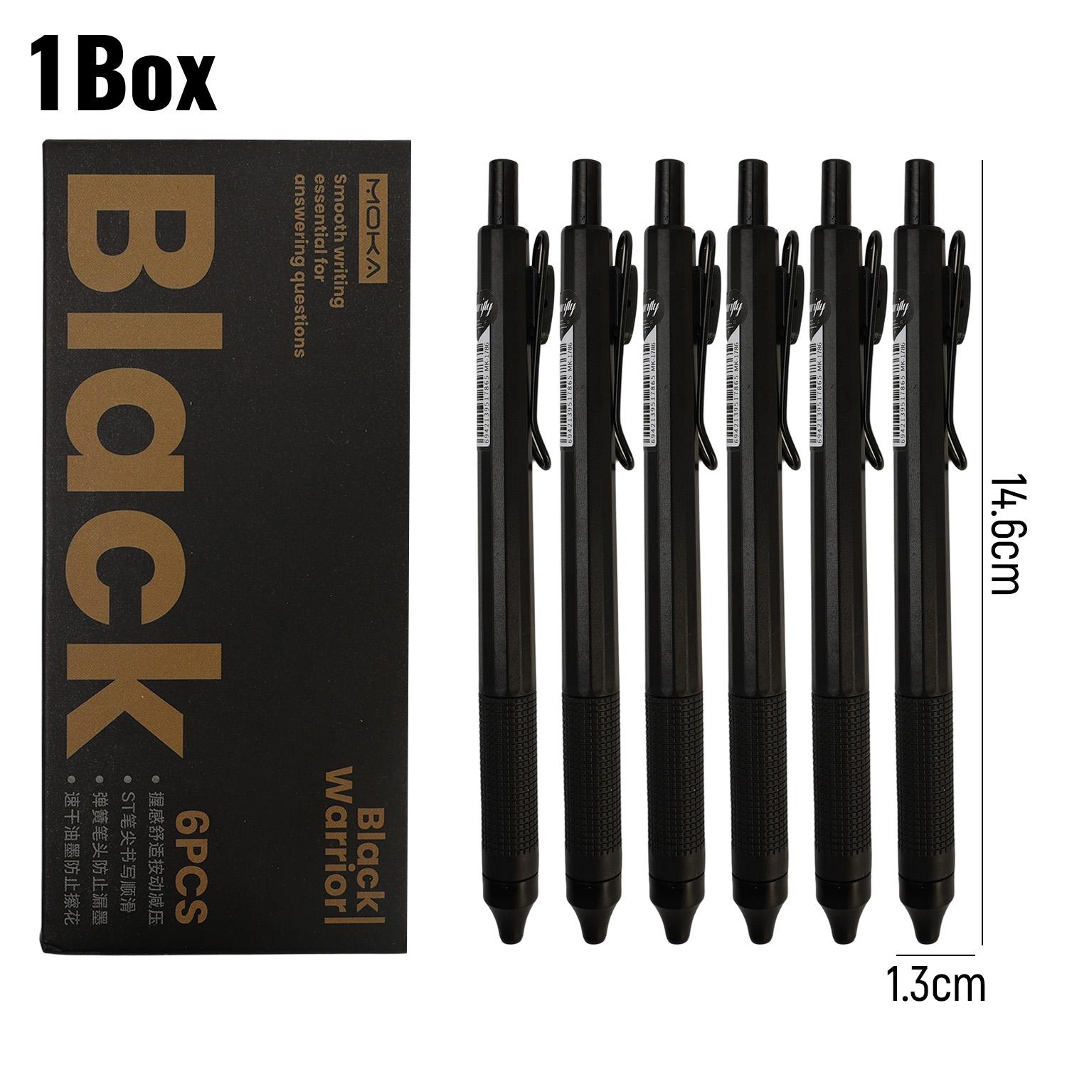 0.5mm Black Ink Gel Pen 6/12PCS White Black Box Gel Ink Pen for Christmas New Year Kid Gift Tip Quick-Drying Smooth Writting Pen
0.5mm Black Ink Gel Pen 6/12PCS White Black Box Gel Ink Pen for Christmas New Year Kid Gift Tip Quick-Drying Smooth Writting Pen