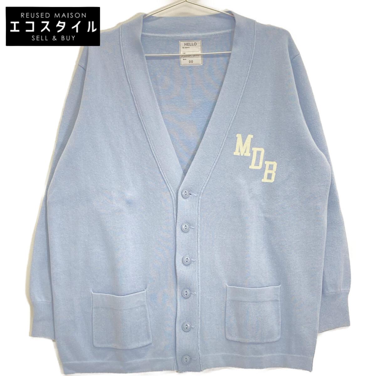 MADISON BLUE Blue MB211-8006 MDB Logo Knit Big Cardigan tops OO blueUsed
MADISON BLUE Blue MB211-8006 MDB Logo Knit Big Cardigan tops OO blueUsed
