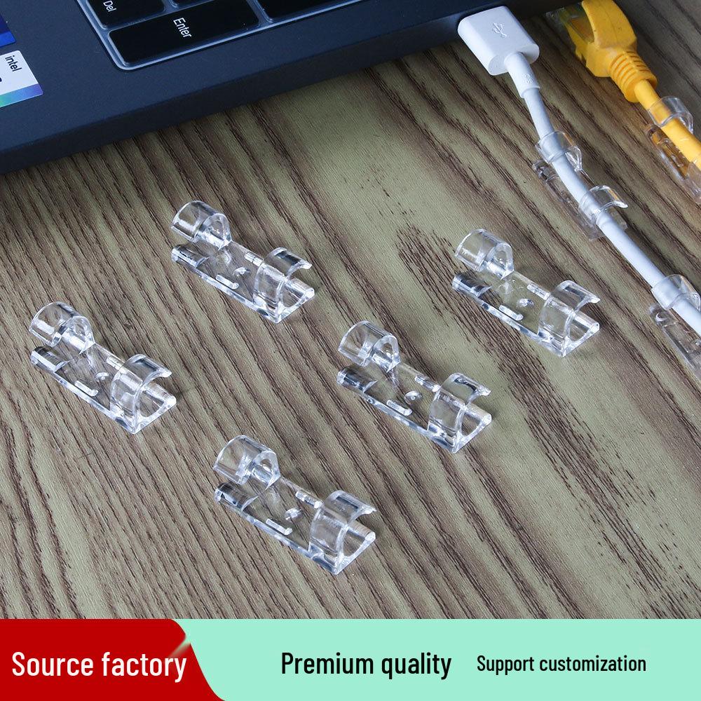 Punch-Free Adhesive Cable Organizer Clips - Traceless Fixing Solution for Broadband and Network Cables.
Punch-Free Adhesive Cable Organizer Clips - Traceless Fixing Solution for Broadband and Network Cables.