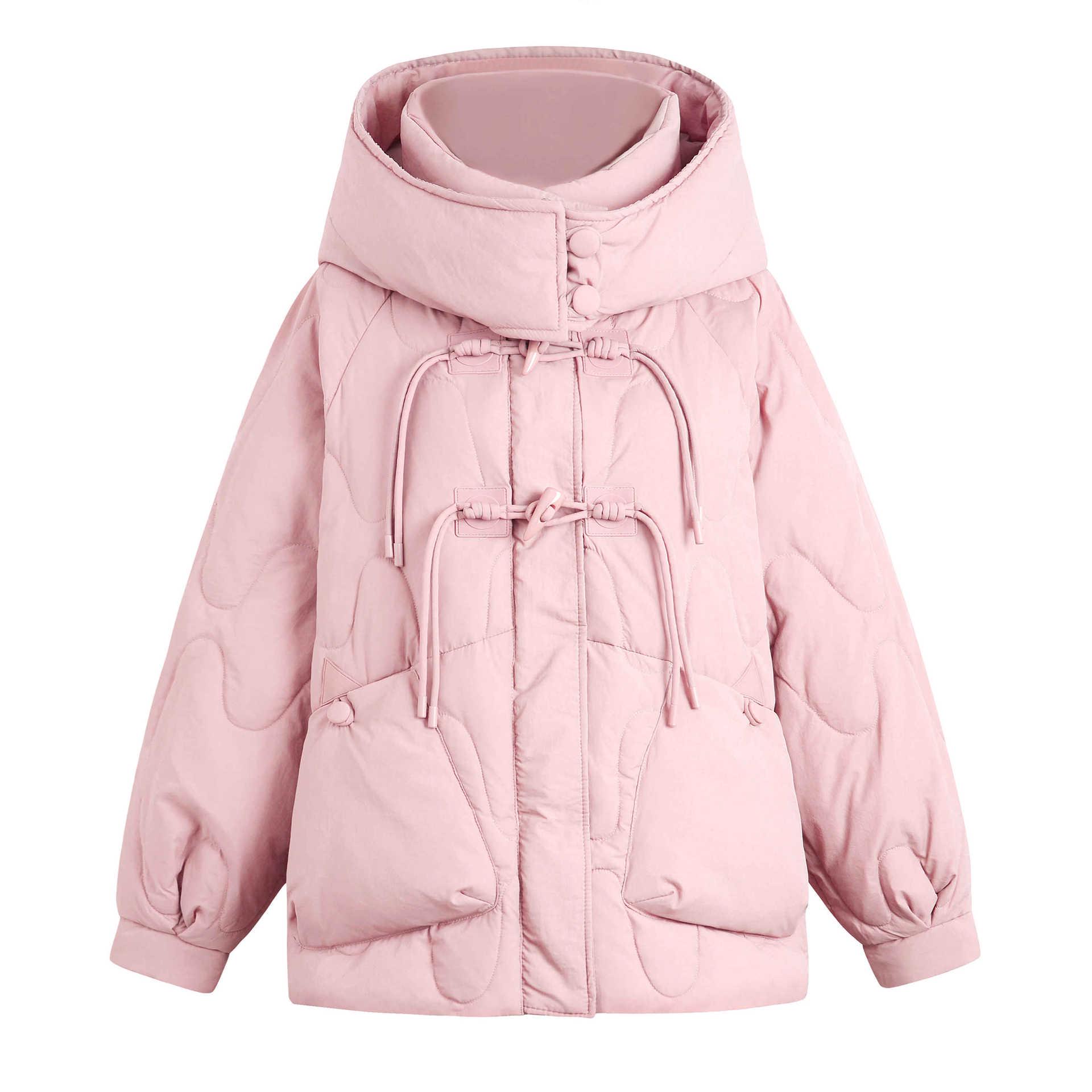 Женская куртка большого размера с капюшоном на белом утином пуху с китайской застежкой-лягушкой - Утепленная и теплая 5XL (210-230 lbs) розовый
Женская куртка большого размера с капюшоном на белом утином пуху с китайской застежкой-лягушкой - Утепленная и теплая 5XL (210-230 lbs) розовый