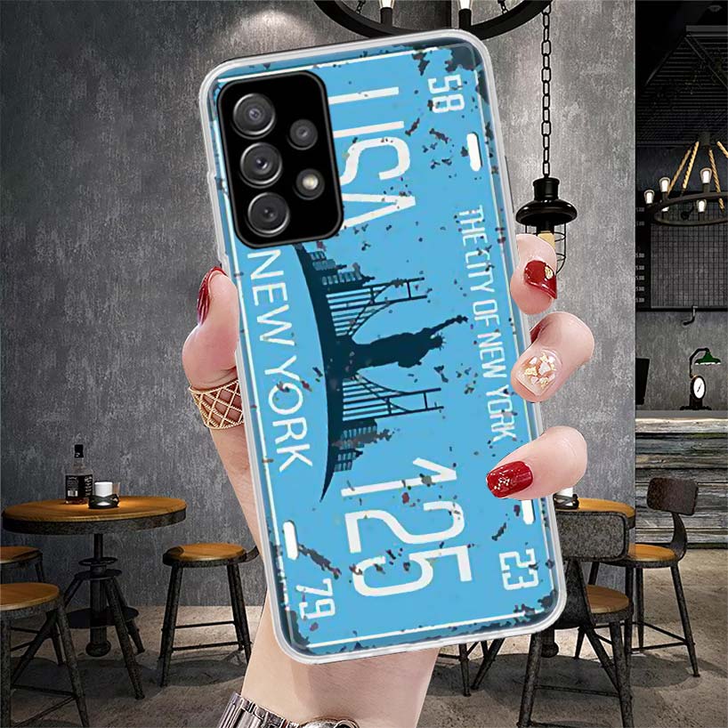 License New York Plate Number Soft Phone Case For Samsung Galaxy A12 A22 A32 A52 A72 A02S A51 A50S A71 A70 A31 A20S Note 20 Ultr Samsung A50S
License New York Plate Number Soft Phone Case For Samsung Galaxy A12 A22 A32 A52 A72 A02S A51 A50S A71 A70 A31 A20S Note 20 Ultr Samsung A50S