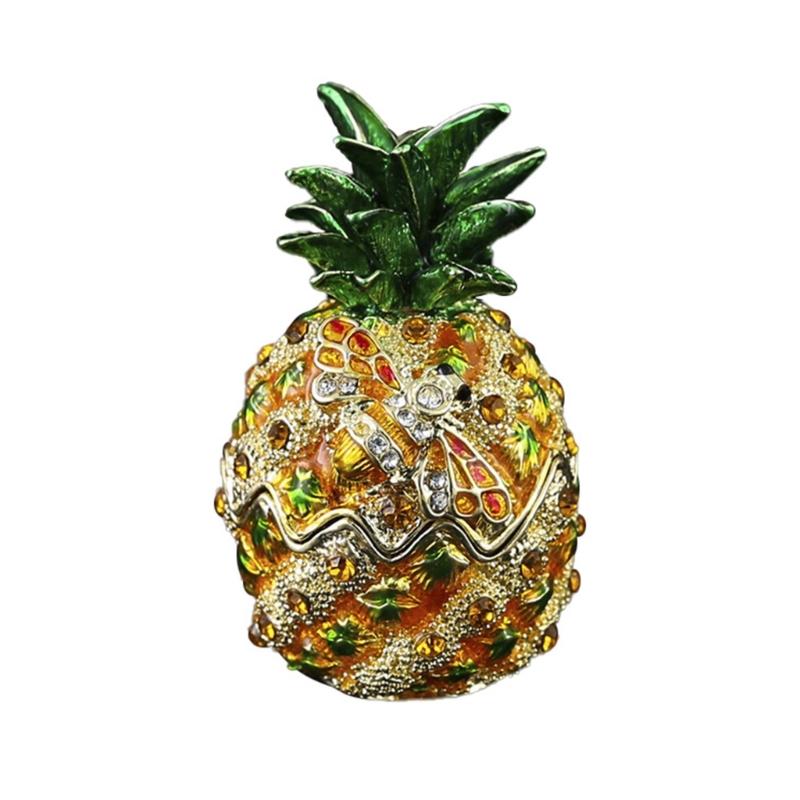 Diamonds Encrusted Pineapple Jewelry Storage Box Sturdy Metal Organizers for Earrings Necklaces 1
Diamonds Encrusted Pineapple Jewelry Storage Box Sturdy Metal Organizers for Earrings Necklaces 1