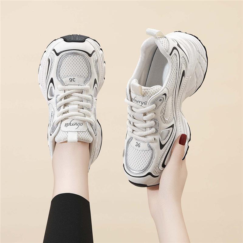 Thick-soled Dad Shoes for Women In Spring New Style for Women In Women s Temperament Color-blocking Women s Shoes Silver Height-enhancing 35
Thick-soled Dad Shoes for Women In Spring New Style for Women In Women s Temperament Color-blocking Women s Shoes Silver Height-enhancing 35