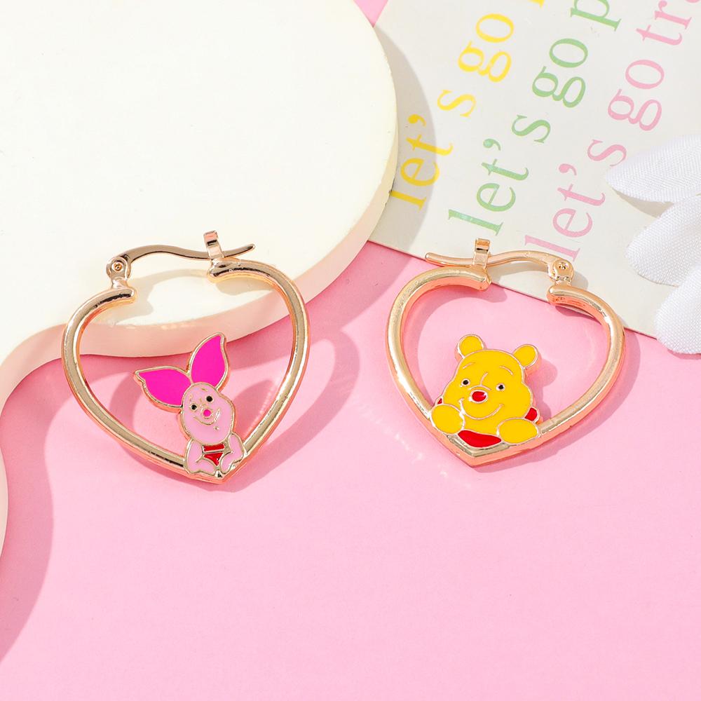 Disney Piggy and Winnie The Pooh Hoop Earrings Set for Women Gold Plated Enamel Cartoon Anime Girls Fashion Gift A
Disney Piggy and Winnie The Pooh Hoop Earrings Set for Women Gold Plated Enamel Cartoon Anime Girls Fashion Gift A