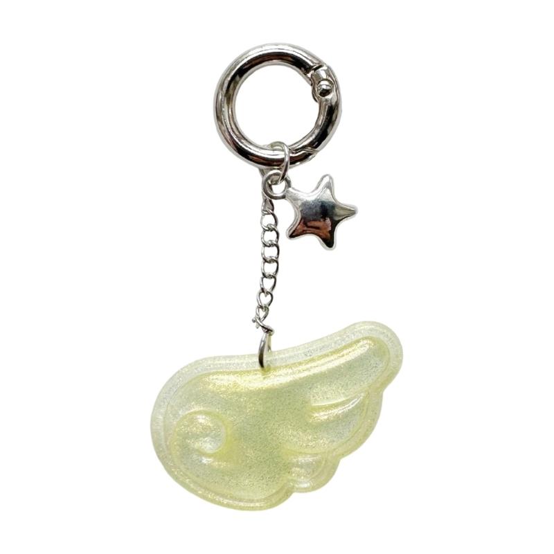 Protective Angel Wing Key Holder Acrylic Craftsmanship Keychain Versatile Bag Luggage Ornament Compact Carry Design
Protective Angel Wing Key Holder Acrylic Craftsmanship Keychain Versatile Bag Luggage Ornament Compact Carry Design