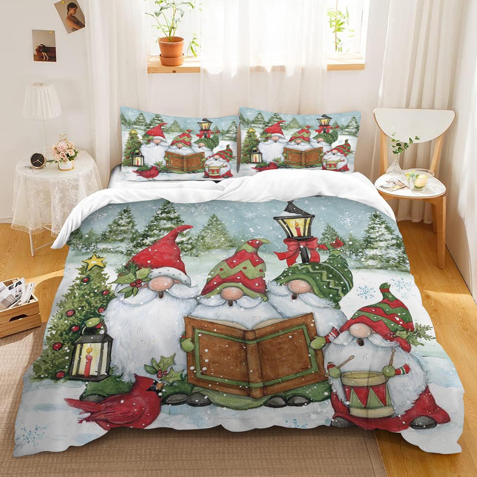 Breathable Modern Christmas Snowman Cartoon Printed Polyester Pillow Size Holiday Children Gifts King Quilt Comforter (quilt)-EU Single(135*200cm)3pcs
Breathable Modern Christmas Snowman Cartoon Printed Polyester Pillow Size Holiday Children Gifts King Quilt Comforter (quilt)-EU Single(135*200cm)3pcs