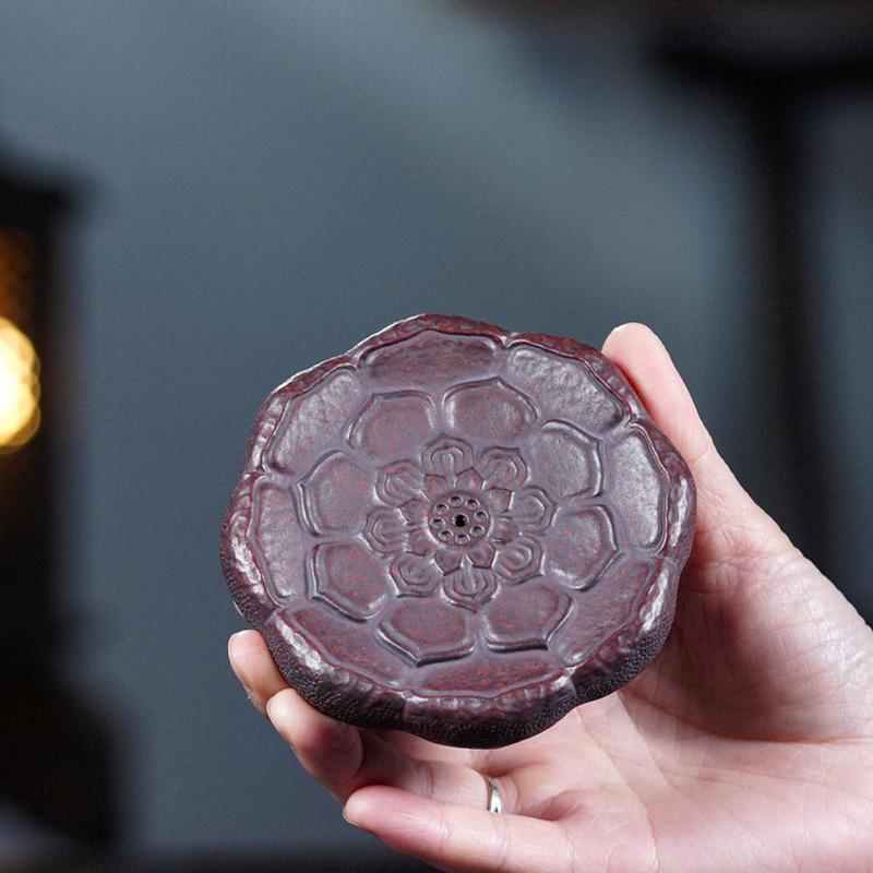 Yixing Purple Clay Lotus Flower Pot Bearing Holder Coffee Cup Anti-scald Mat Dry Soaking Table Tea Tray Coasters Tea Services
Yixing Purple Clay Lotus Flower Pot Bearing Holder Coffee Cup Anti-scald Mat Dry Soaking Table Tea Tray Coasters Tea Services