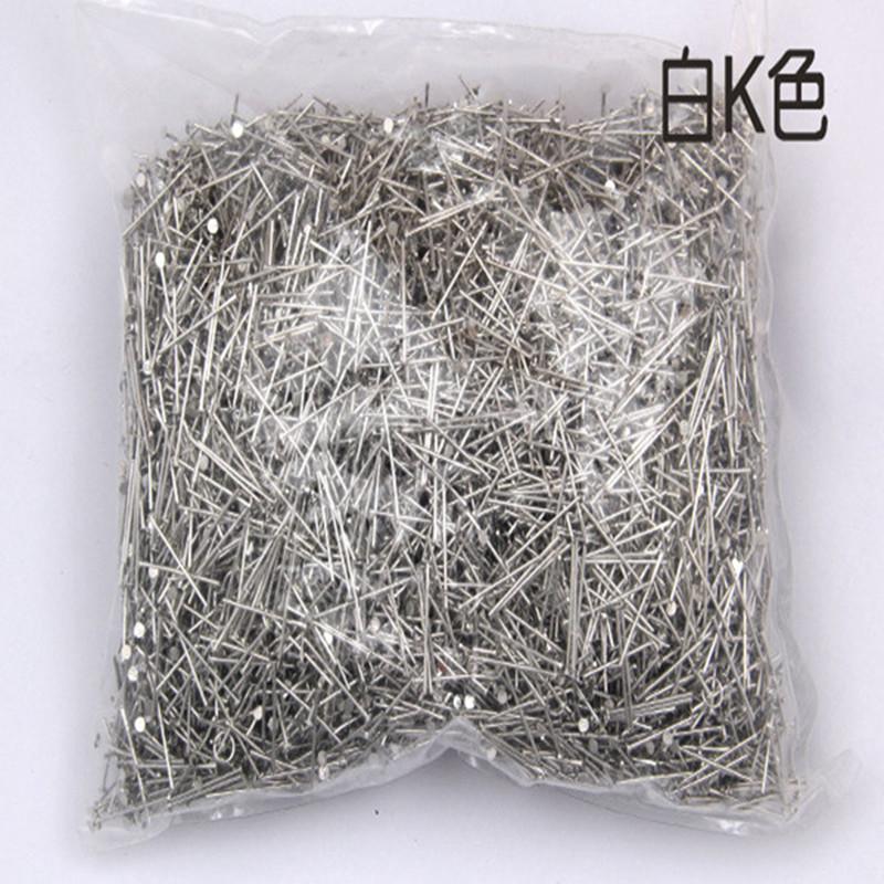 DIY jewelry accessories, beaded hanging needles, iron T-shaped flat-bottomed needles, T-nails, multi-color and multi-specification Yiwu 0.7*50mm біле золото кольору
DIY jewelry accessories, beaded hanging needles, iron T-shaped flat-bottomed needles, T-nails, multi-color and multi-specification Yiwu 0.7*50mm біле золото кольору