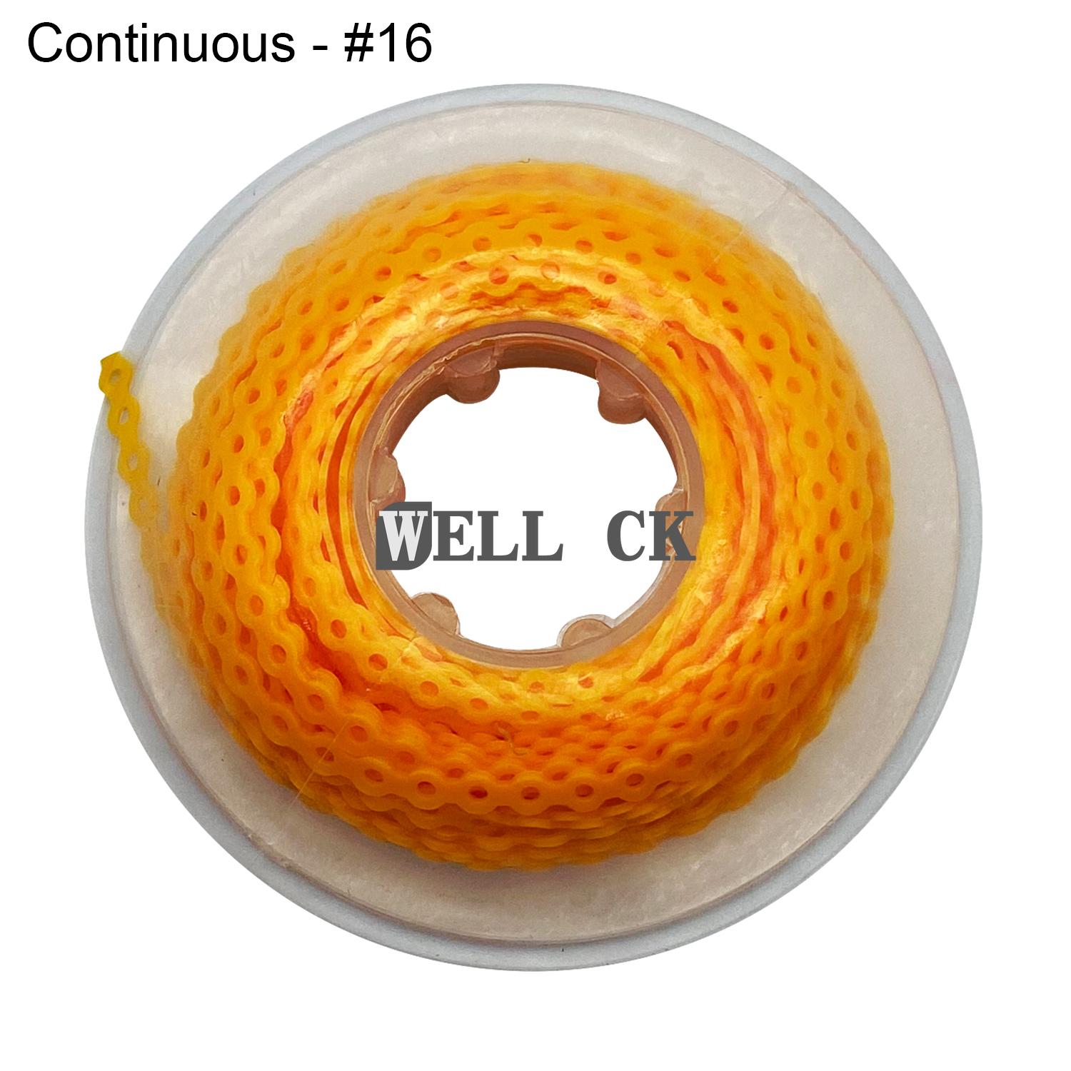 WELL CK 15 футов стоматологическая ортодонтическая эластичная резиновая цепочка с резиновой лентой непрерывного типа Continuous 16
WELL CK 15 футов стоматологическая ортодонтическая эластичная резиновая цепочка с резиновой лентой непрерывного типа Continuous 16