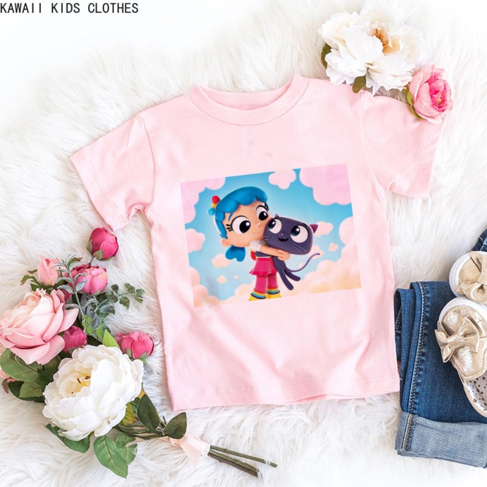 New Rainbow Kingdom Tops Toddler Tees Clothes Children Clothing Cartoon Kids T-shirt Girls Clothes Short Sleeve Casual 100
New Rainbow Kingdom Tops Toddler Tees Clothes Children Clothing Cartoon Kids T-shirt Girls Clothes Short Sleeve Casual 100