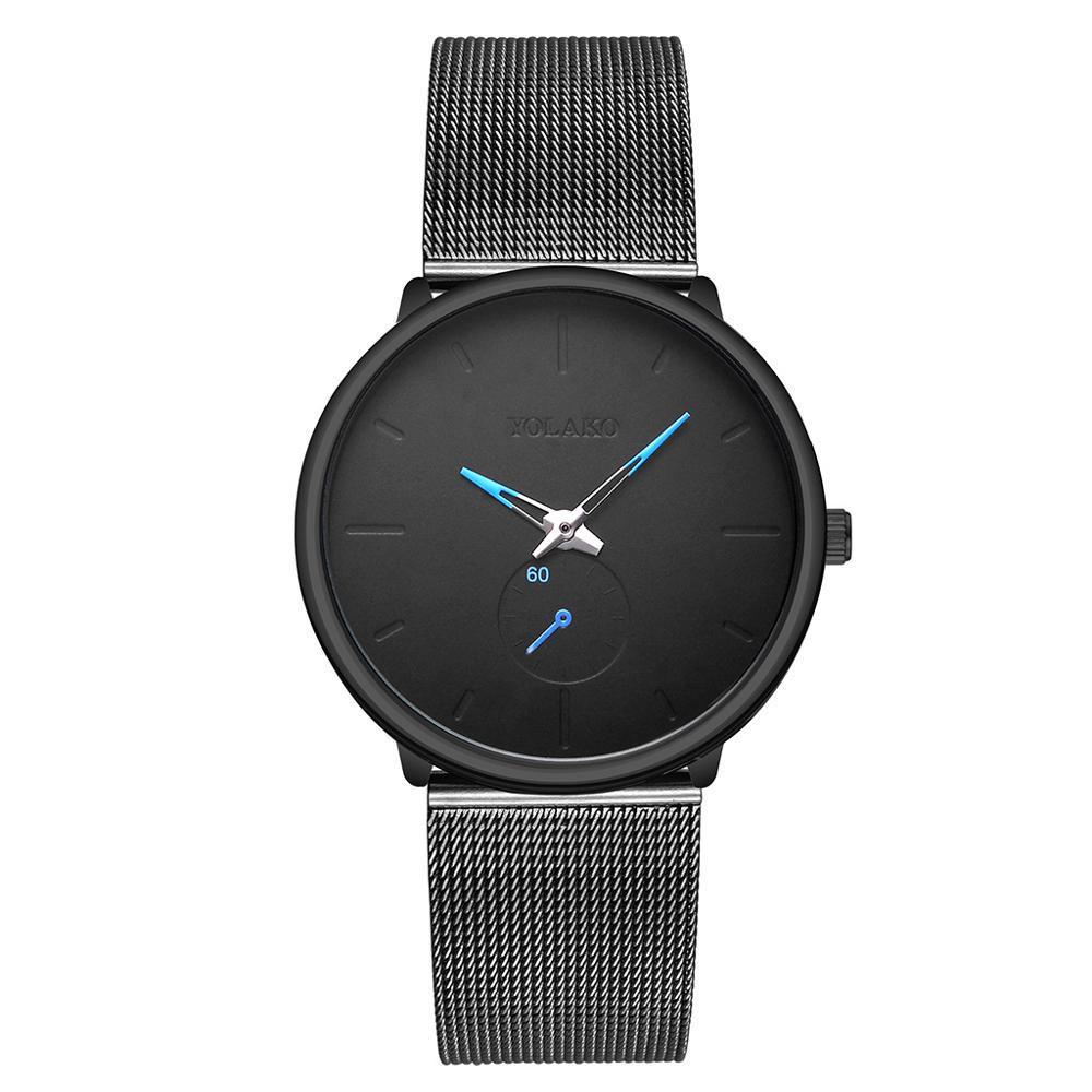 YOLAKO Мужские часы Модные спортивные сетчатые мужские часы Роскошные деловые военные наручные часы синий
YOLAKO Мужские часы Модные спортивные сетчатые мужские часы Роскошные деловые военные наручные часы синий