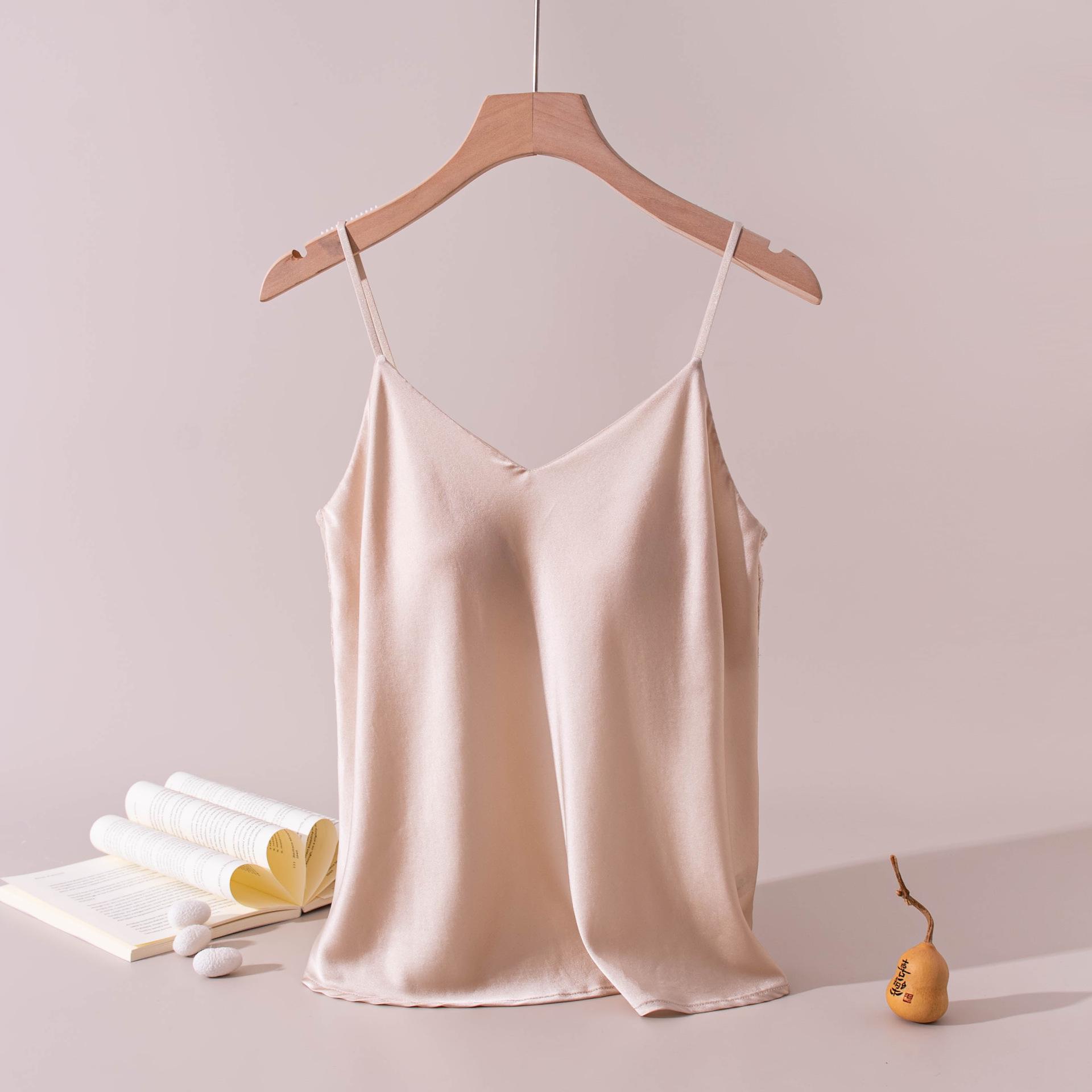 Women s Mulberry Silk Camisole: Spring/Autumn Solid Color, Loose Fit, Comfortable, Slimming Base Layer Top Extra Large золотий/шампанського
Women s Mulberry Silk Camisole: Spring/Autumn Solid Color, Loose Fit, Comfortable, Slimming Base Layer Top Extra Large золотий/шампанського