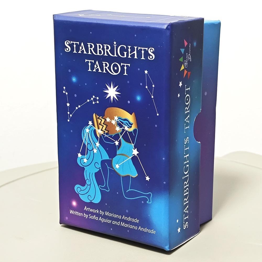 12*7 см Таро Starbrights - 80 карт в жесткой коробке Колода Таро Созвездия Мифы Звезды + Фазы Луны и Астрология Знаки Зодиака
12*7 см Таро Starbrights - 80 карт в жесткой коробке Колода Таро Созвездия Мифы Звезды + Фазы Луны и Астрология Знаки Зодиака