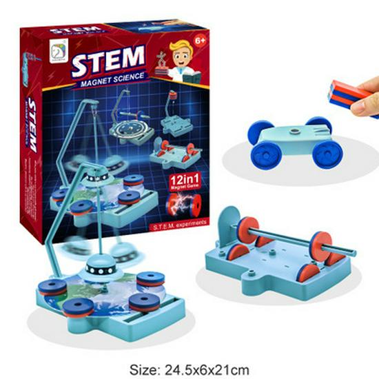 12-in-1 Magnetic Science Experiment Set: Physics & Education Toy for Kids
12-in-1 Magnetic Science Experiment Set: Physics & Education Toy for Kids