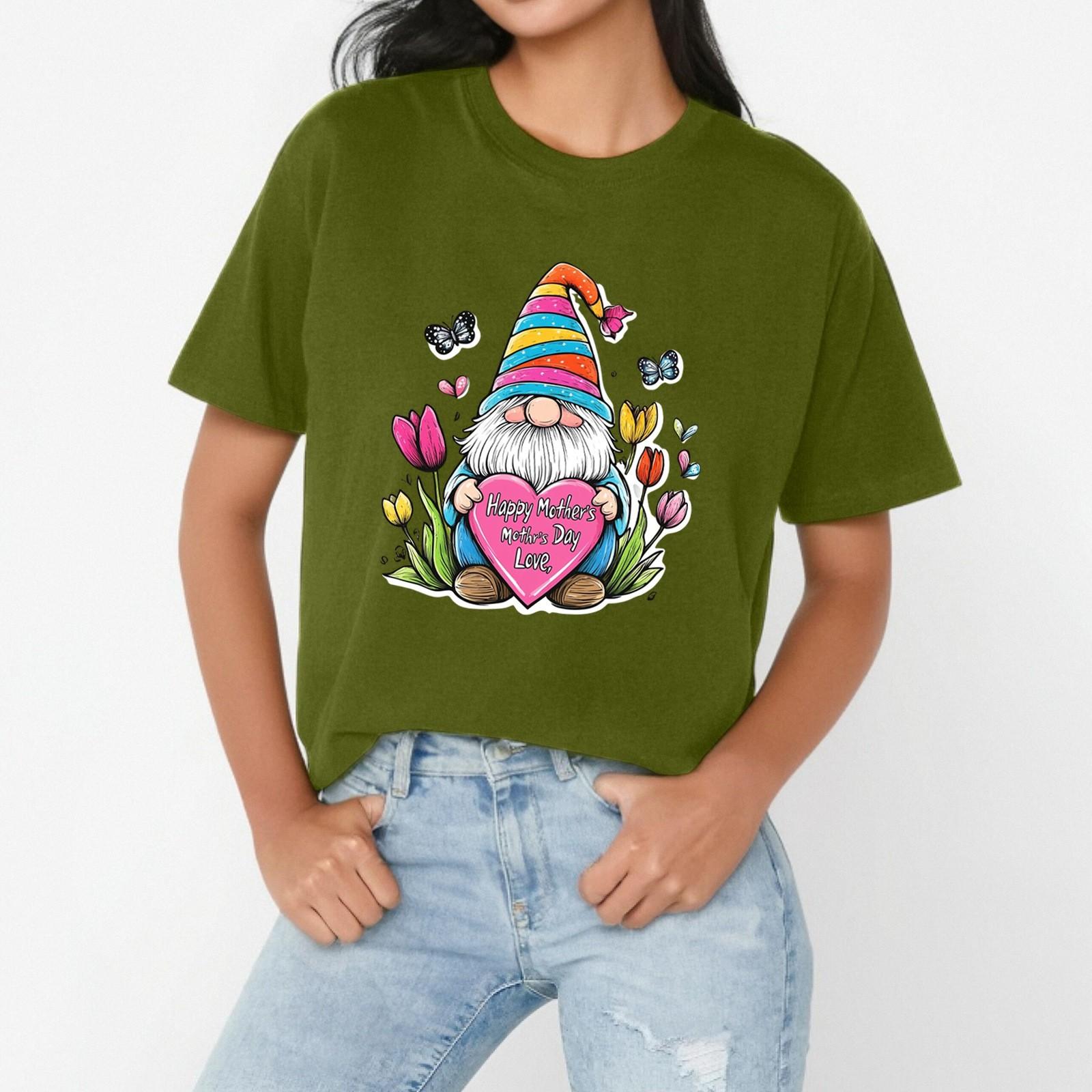 С ДНЕМ МАТЕРИ ЛЮБОВЬ Женская повседневная свободная футболка с принтом ко Дню матери, круглый вырез, пуловер, короткий рукав, топ L армия зеленый
С ДНЕМ МАТЕРИ ЛЮБОВЬ Женская повседневная свободная футболка с принтом ко Дню матери, круглый вырез, пуловер, короткий рукав, топ L армия зеленый