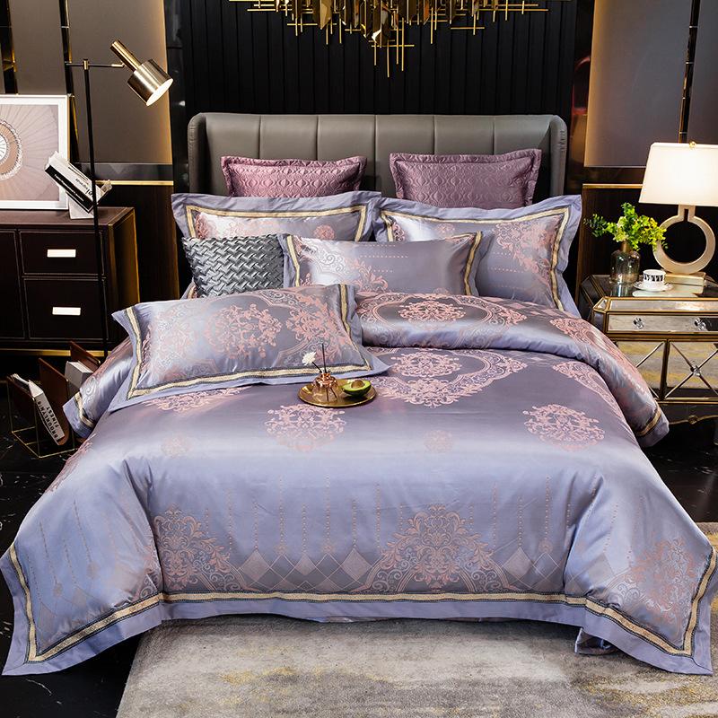 15 кольорів високоякісної бавовняної постільної білизни Комплекти ковдр Весільна постільна білизна з чотирьох предметів Жаккардові простирадла плюс бавовняне покривало 1.8m bed
15 кольорів високоякісної бавовняної постільної білизни Комплекти ковдр Весільна постільна білизна з чотирьох предметів Жаккардові простирадла плюс бавовняне покривало 1.8m bed