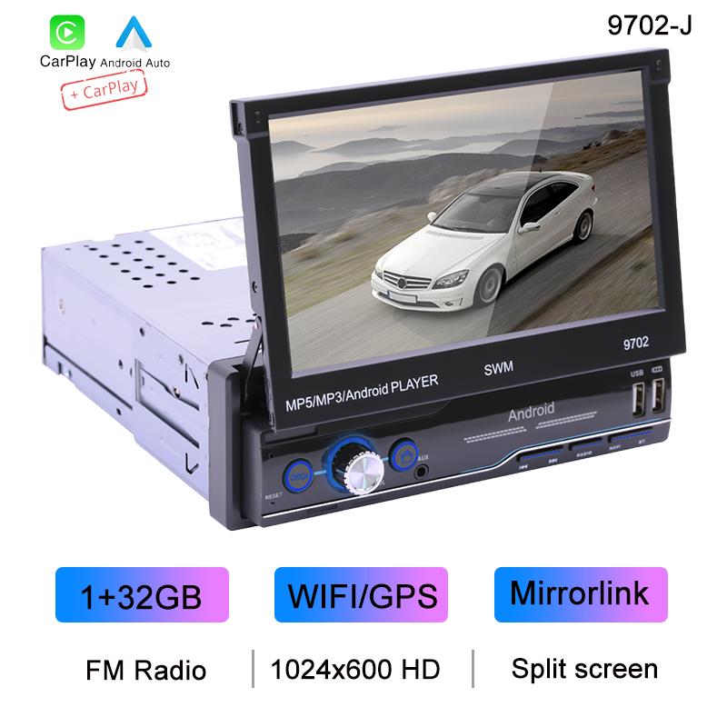 BQCC 7“ 1Din HD Retractable Android 13 Car Player WIFI GPS Mirrorlink Split Screen BT Wireless Carplay Android Auto car radio
BQCC 7“ 1Din HD Retractable Android 13 Car Player WIFI GPS Mirrorlink Split Screen BT Wireless Carplay Android Auto car radio
