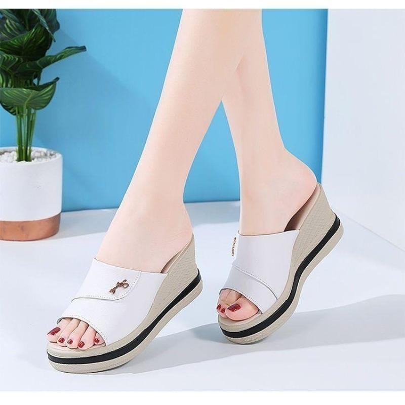 New Style Shoes - Soft Leather Platform-soled Anti-slip Slip-on Sandals for Women 40 бежевий
New Style Shoes - Soft Leather Platform-soled Anti-slip Slip-on Sandals for Women 40 бежевий