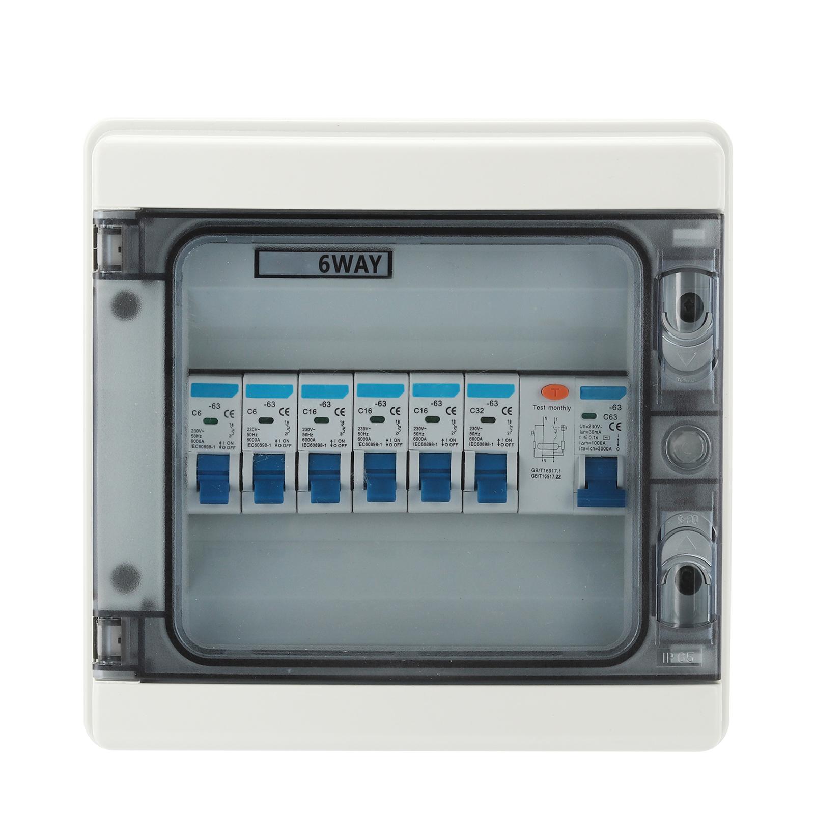 Автоматичний вимикач, водонепроникний, 6 контактів, 63 A, 30 мA, RCd6MCB 2x6a3x16a32A
Автоматичний вимикач, водонепроникний, 6 контактів, 63 A, 30 мA, RCd6MCB 2x6a3x16a32A