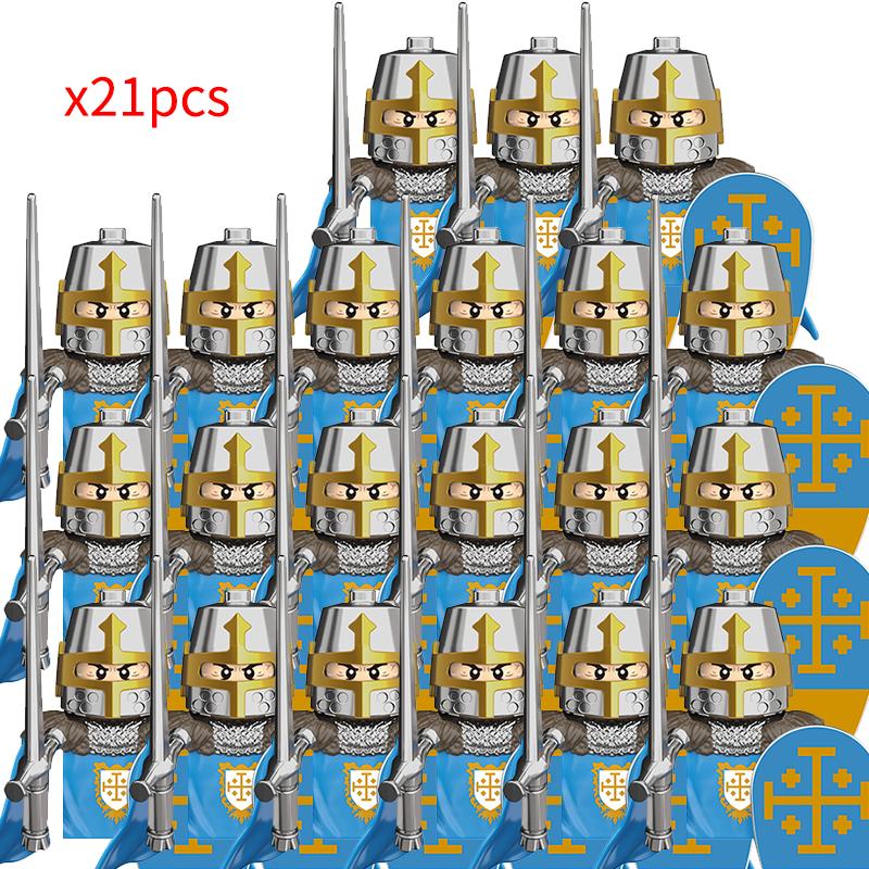 MOC Medieval Knights of Jerusalem Tripoli Castle Figures Soldiers Military Building Blocks Bricks Toy for Children gift
MOC Medieval Knights of Jerusalem Tripoli Castle Figures Soldiers Military Building Blocks Bricks Toy for Children gift