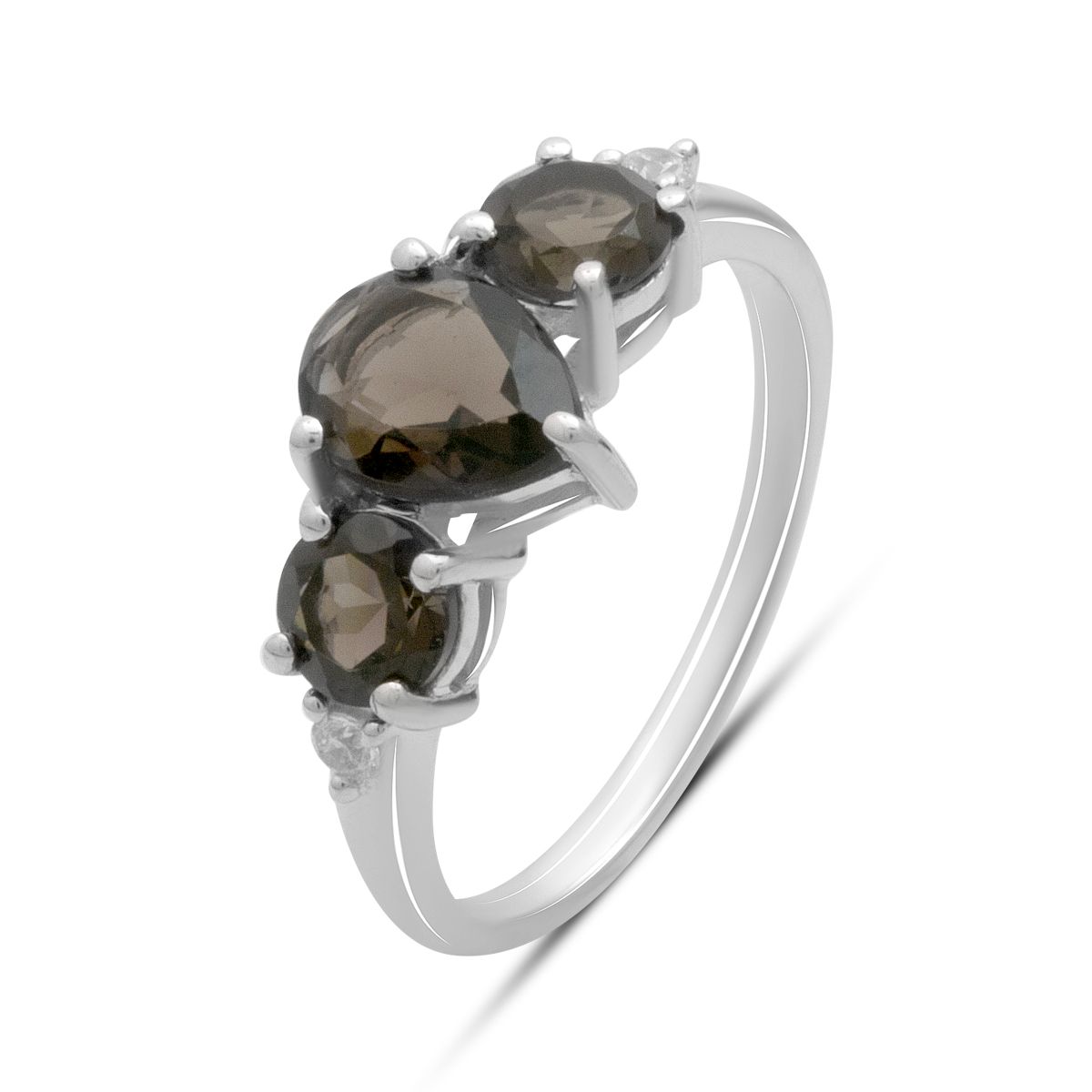 Silver ring with natural rauchtopaz (smoky quartz) 1.949ct, cubic zirconia, weight of the product 2.62 g (2178804) 17.5
Silver ring with natural rauchtopaz (smoky quartz) 1.949ct, cubic zirconia, weight of the product 2.62 g (2178804) 17.5