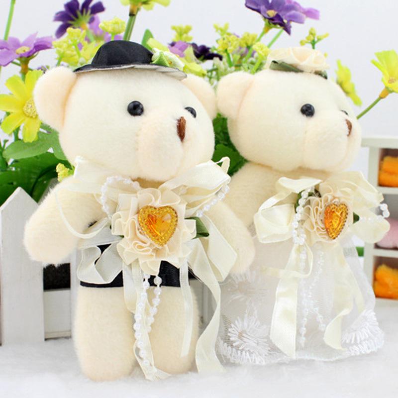 Cute Bear Shape Stuffed Plush Toys Wedding Decorations Doll Birthday Present Kids Gifts13cm
Cute Bear Shape Stuffed Plush Toys Wedding Decorations Doll Birthday Present Kids Gifts13cm