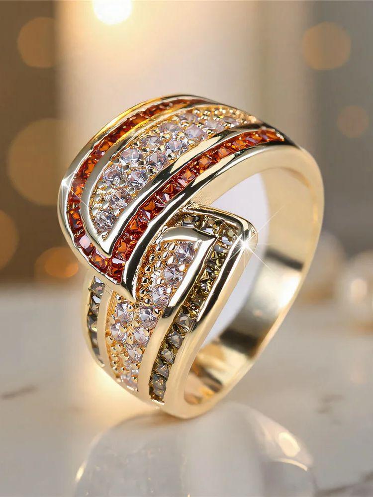 Cute Female White Zircon Stone Gold Color Wedding Jewelry Promise Engagement Wheat Rings For Women 8
Cute Female White Zircon Stone Gold Color Wedding Jewelry Promise Engagement Wheat Rings For Women 8