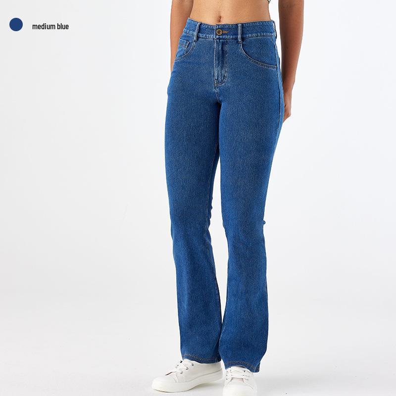 Women s High-Waisted Buckle Denim Wide-Leg Pants with Slimming and Hip-Lifting Features Extra Small середній синього кольору
Women s High-Waisted Buckle Denim Wide-Leg Pants with Slimming and Hip-Lifting Features Extra Small середній синього кольору