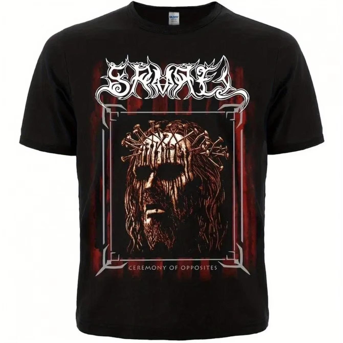 Samael Opposing Ceremony Black Tshirt Pattern Tshirt Casual Round Neck Short Sleeve Top Mens Street Style 4XL
Samael Opposing Ceremony Black Tshirt Pattern Tshirt Casual Round Neck Short Sleeve Top Mens Street Style 4XL