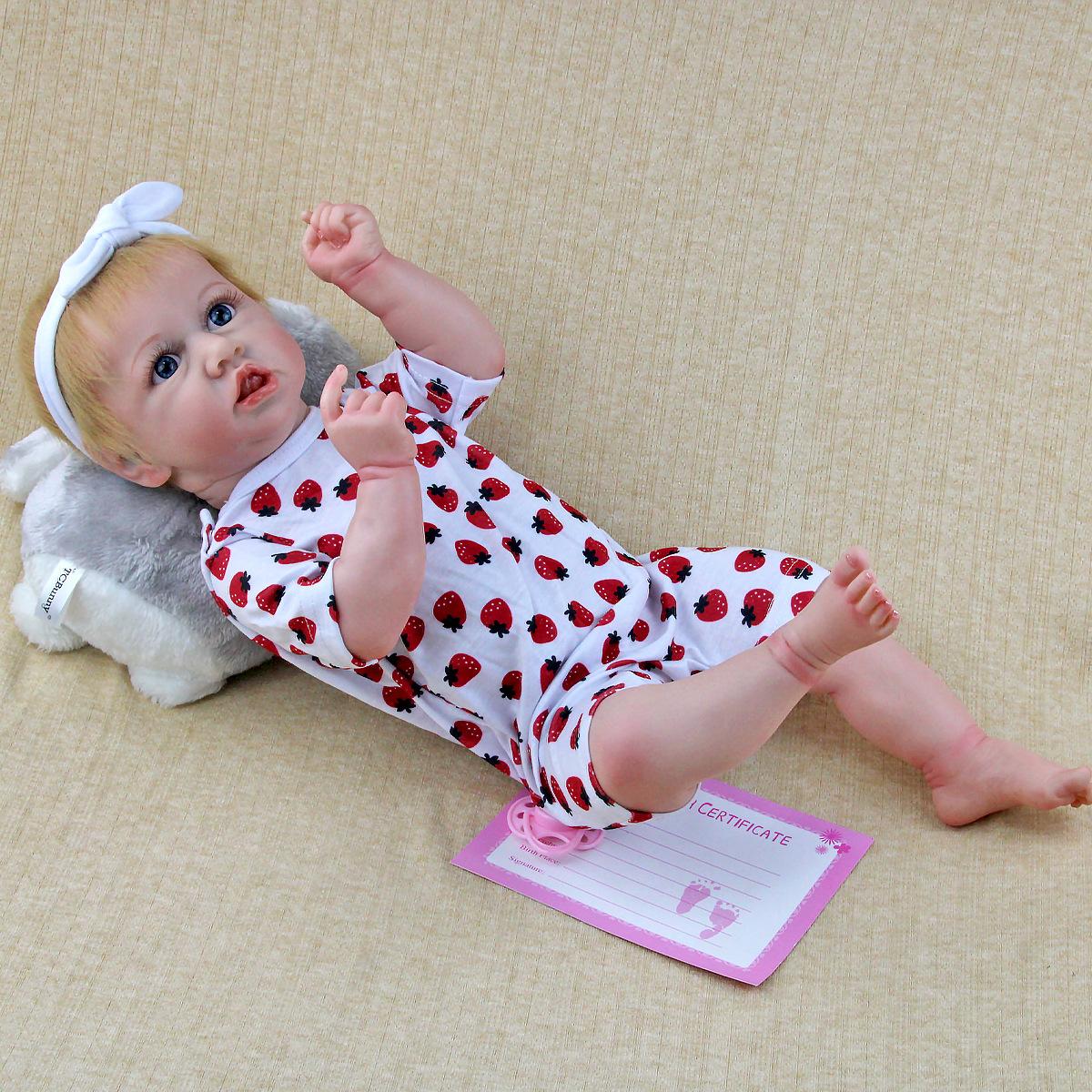 Новая игрушка 22-дюймовая имитация куклы реборн Саския блондинка мягкая эмалированная кукла кукла
Новая игрушка 22-дюймовая имитация куклы реборн Саския блондинка мягкая эмалированная кукла кукла