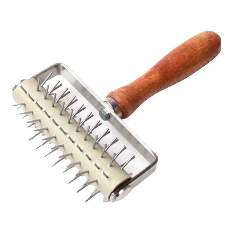 Stainless Steel Pizza Cutter and Dough Puncher
Stainless Steel Pizza Cutter and Dough Puncher