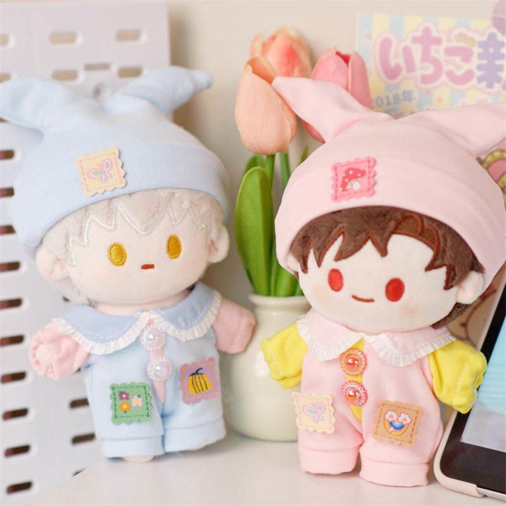 15cm Doll Jumpsuits Cap Set Little Devil Doll Mini Pajamas Kawaii Doll Clothes Gift рожевий
15cm Doll Jumpsuits Cap Set Little Devil Doll Mini Pajamas Kawaii Doll Clothes Gift рожевий