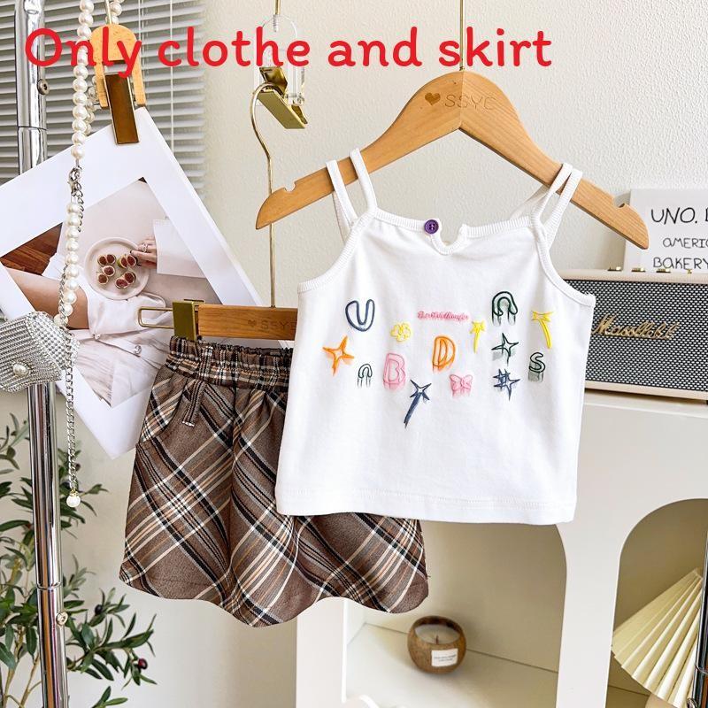 Childrens Summer Girl Dress Set With Soft Fabric And Gingham Print For Kids Aged 3 To 8 140cm
Childrens Summer Girl Dress Set With Soft Fabric And Gingham Print For Kids Aged 3 To 8 140cm