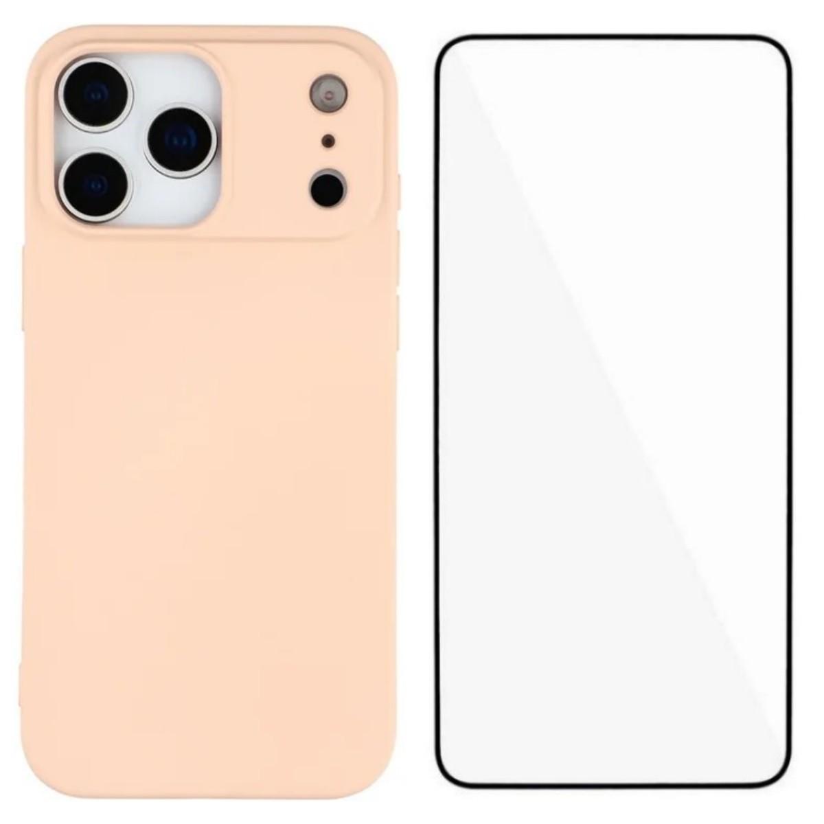 For iPhone 17 Pro Max Phone Case WANLONFENG RB2 Series TPU Back Cover with Tempered Glass Pink
For iPhone 17 Pro Max Phone Case WANLONFENG RB2 Series TPU Back Cover with Tempered Glass Pink