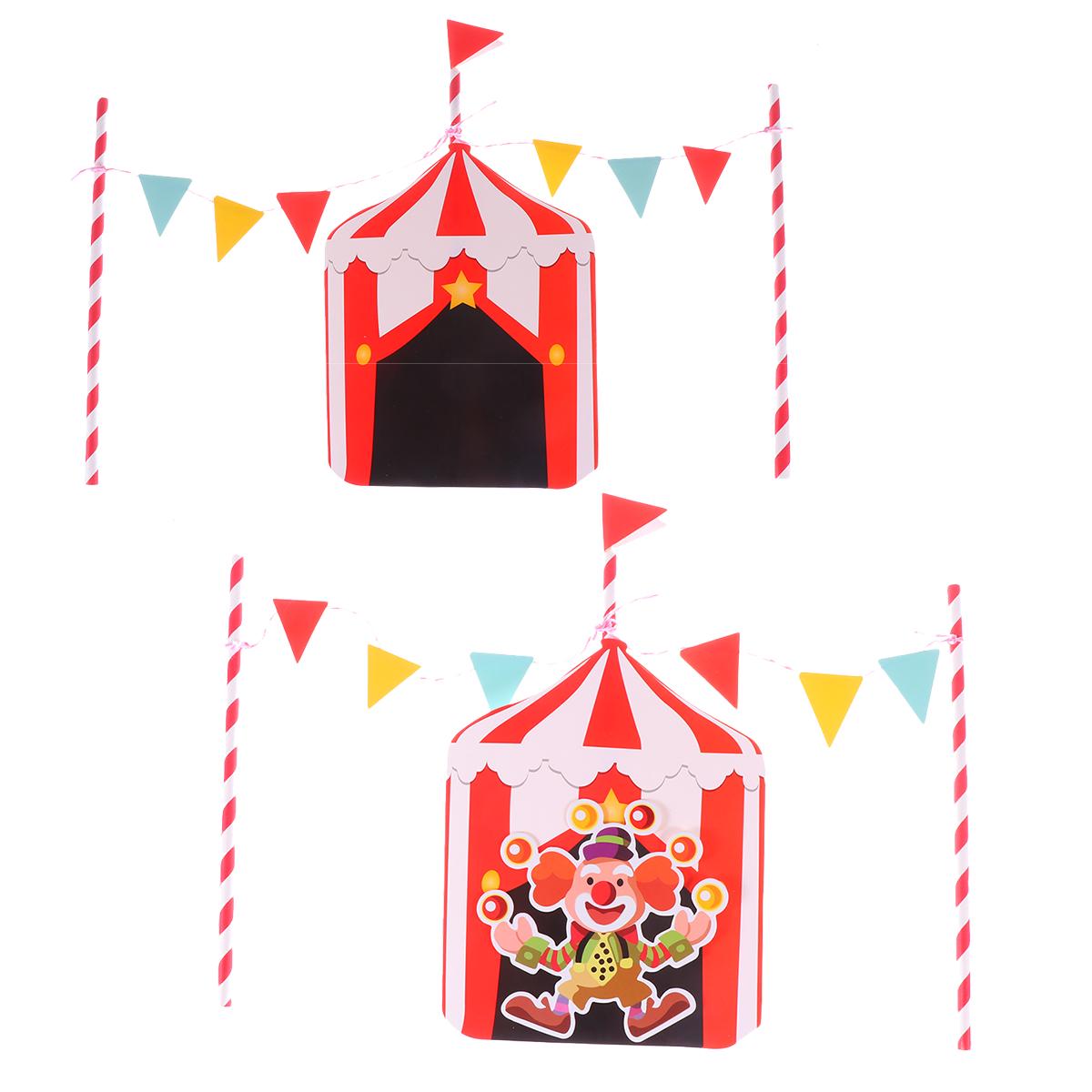 2 Sets Circus Clown Cake Toppers Paper Cake Party Decorations Birthday Cake Party Decorations Decor Party Supplies for Birthday M
2 Sets Circus Clown Cake Toppers Paper Cake Party Decorations Birthday Cake Party Decorations Decor Party Supplies for Birthday M
