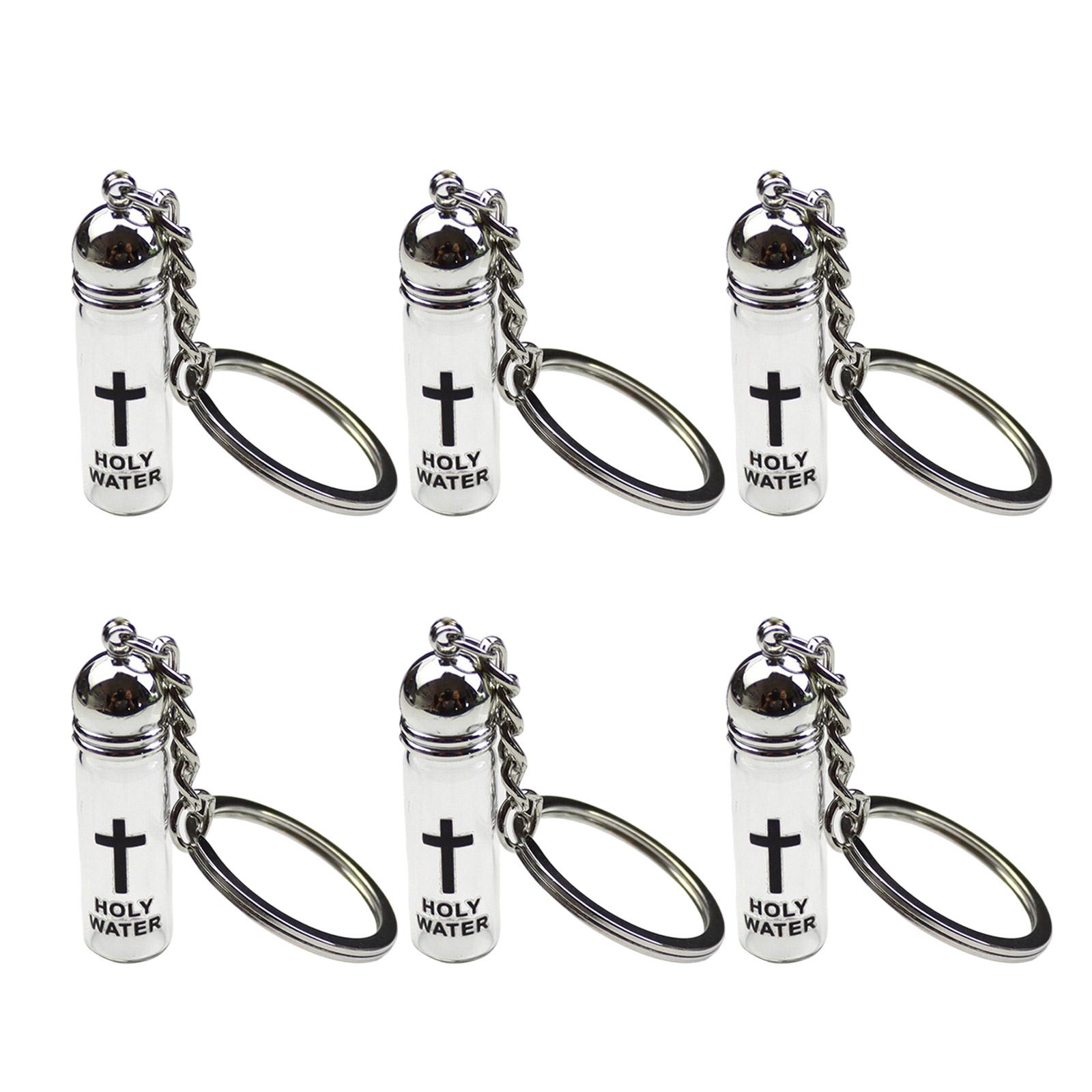 Glass Crucifix Key Holder Religious Accessory Unbreakable Carabiner Fastener Multipurpose Decorative Charm Gift 28X11mm medium bottl
Glass Crucifix Key Holder Religious Accessory Unbreakable Carabiner Fastener Multipurpose Decorative Charm Gift 28X11mm medium bottl