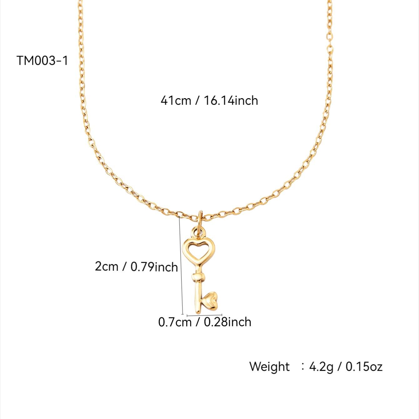 Мода Простой Личность Милый Элегантный Стиль Y2K Нержавеющая Сталь Позолота 18К Купидон Любовь Ключ Подвеска Ожерелье Для Женщин
Мода Простой Личность Милый Элегантный Стиль Y2K Нержавеющая Сталь Позолота 18К Купидон Любовь Ключ Подвеска Ожерелье Для Женщин