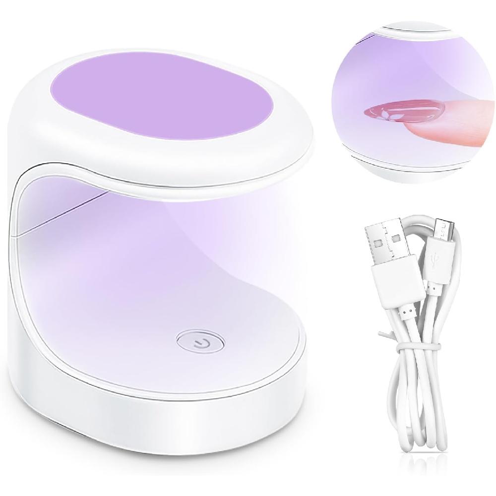 UV Light for Nails, Portable Mini Nail Dryer for Gel Nails, Quick Drying UV LED Nail Lamp for Travel or Home DIY
UV Light for Nails, Portable Mini Nail Dryer for Gel Nails, Quick Drying UV LED Nail Lamp for Travel or Home DIY