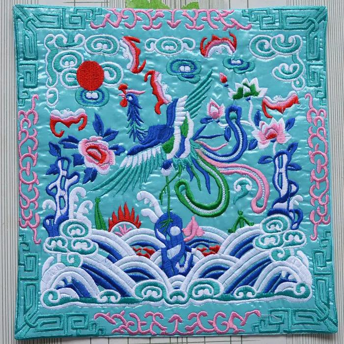 Chinese Embroidered Placemat Official Robe Badge Phoenix Craft Embroidery Piece Gift Decorative Coaster Cups Plates 26x26cm
Chinese Embroidered Placemat Official Robe Badge Phoenix Craft Embroidery Piece Gift Decorative Coaster Cups Plates 26x26cm