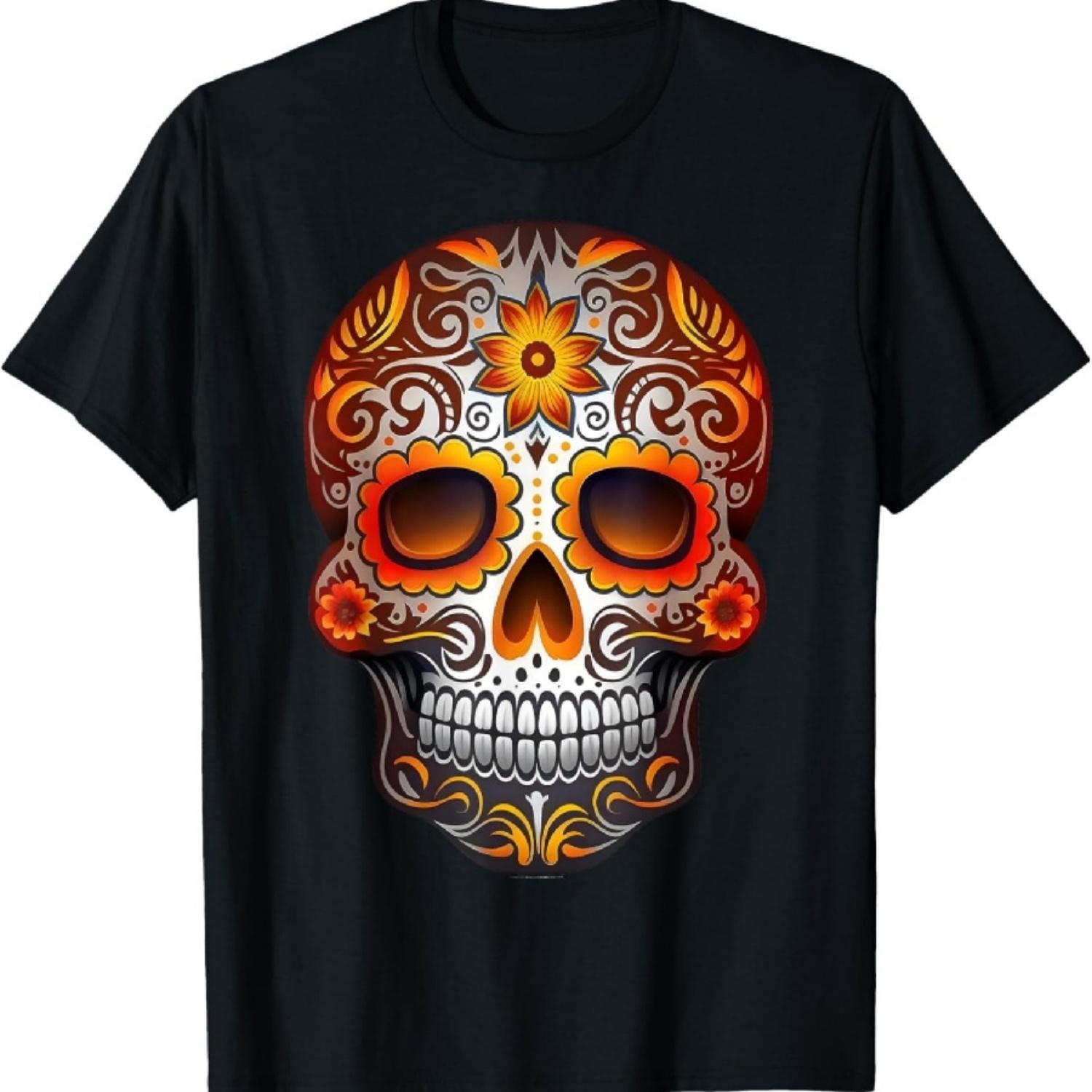 День Мёртвых Сахарный Череп Цветочный Скелет Голова Кость Череп Футболка XXXXXL чёрный
День Мёртвых Сахарный Череп Цветочный Скелет Голова Кость Череп Футболка XXXXXL чёрный