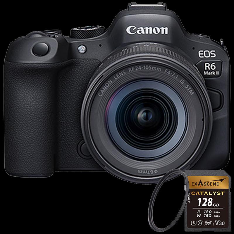 Canon EOS R6 Mark II Full-Frame Mirrorless Camera with RF 24-105mm STM Lens Kit (CN version)
Canon EOS R6 Mark II Full-Frame Mirrorless Camera with RF 24-105mm STM Lens Kit (CN version)