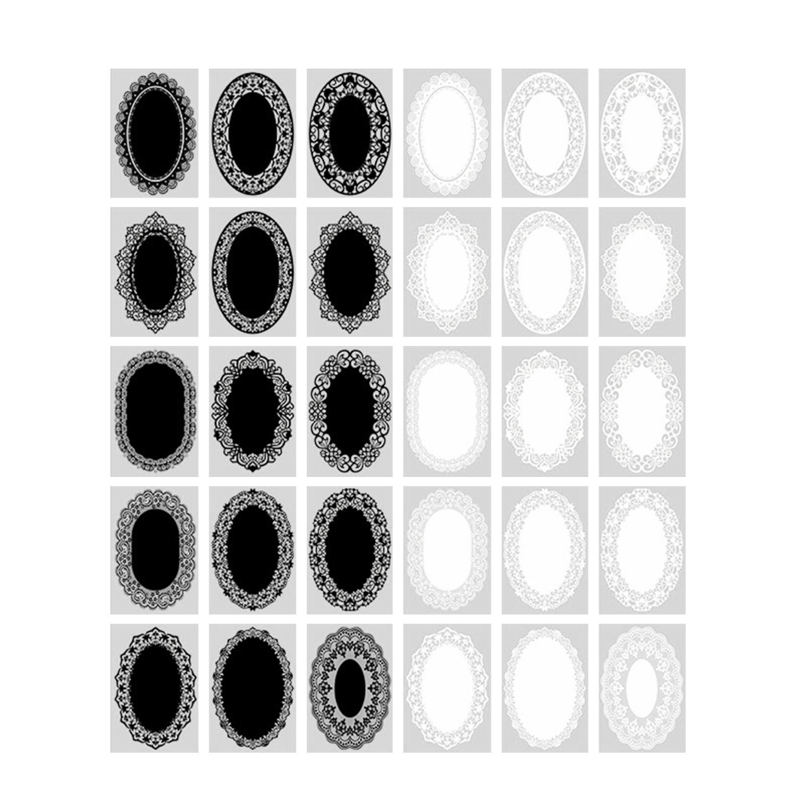 30 шт. кружевные наклейки винтажные декоративные вырезанные овальные кружевные наклейки для журнала скрапбукинга
30 шт. кружевные наклейки винтажные декоративные вырезанные овальные кружевные наклейки для журнала скрапбукинга