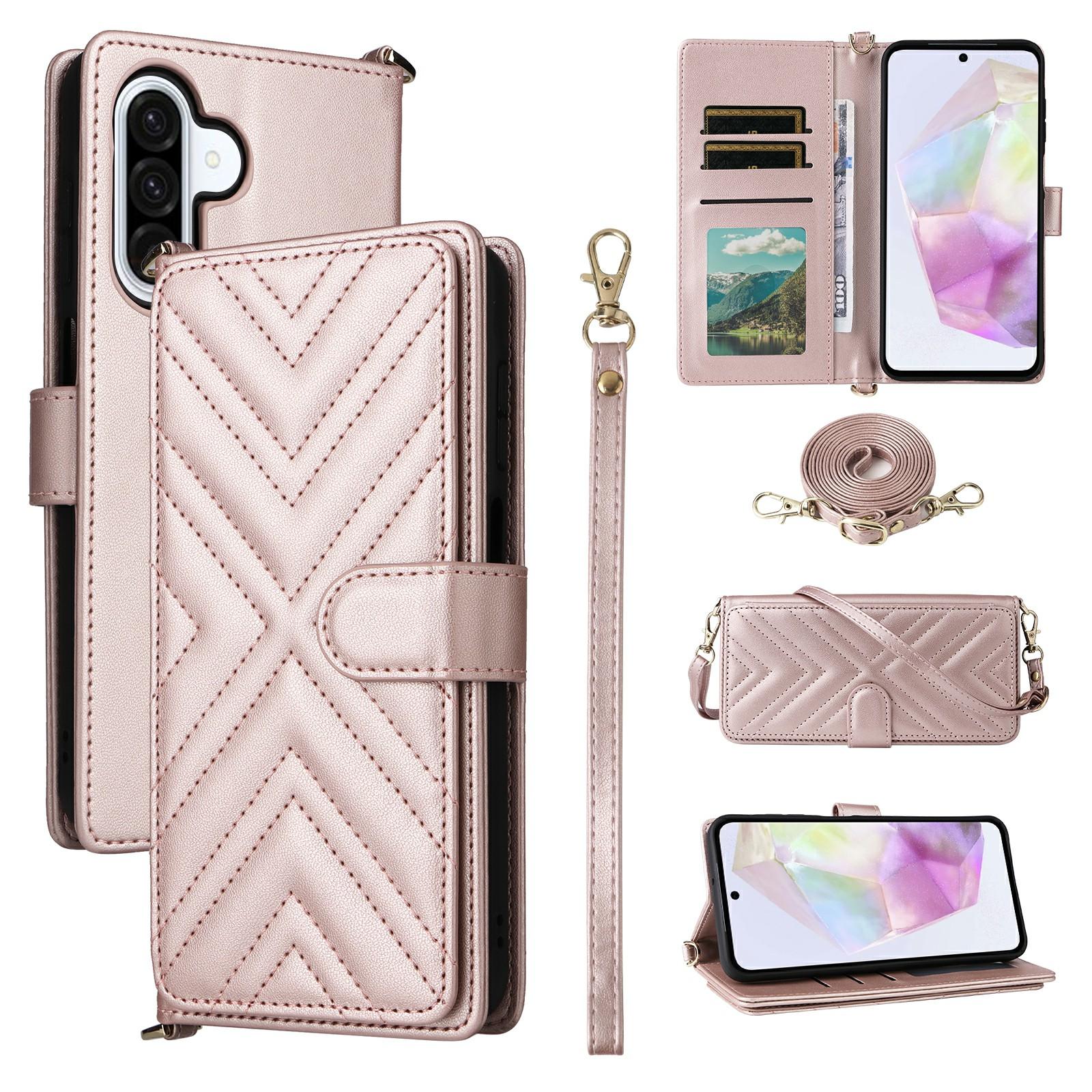 For Samsung Galaxy A17 5G/A17 4G Case with Shoulder/Wrist Strap Leather Phone Cover Stand Wallet
For Samsung Galaxy A17 5G/A17 4G Case with Shoulder/Wrist Strap Leather Phone Cover Stand Wallet