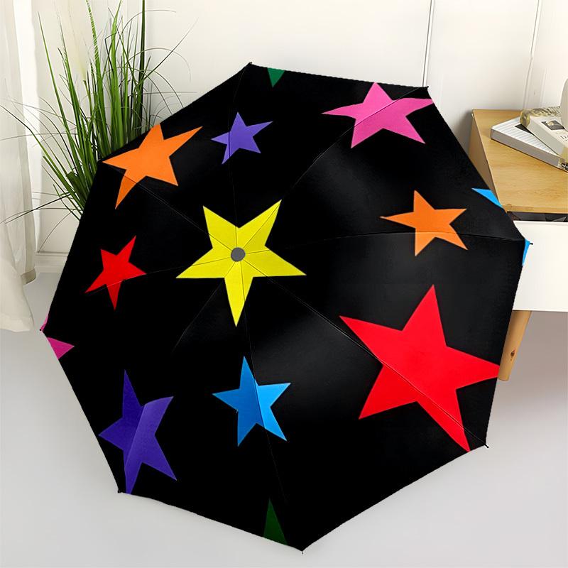 1pc Colorful Stars Automatic Folding Umbrella. Portable collapsible design, Best birthday festival gift yy250924152
1pc Colorful Stars Automatic Folding Umbrella. Portable collapsible design, Best birthday festival gift yy250924152