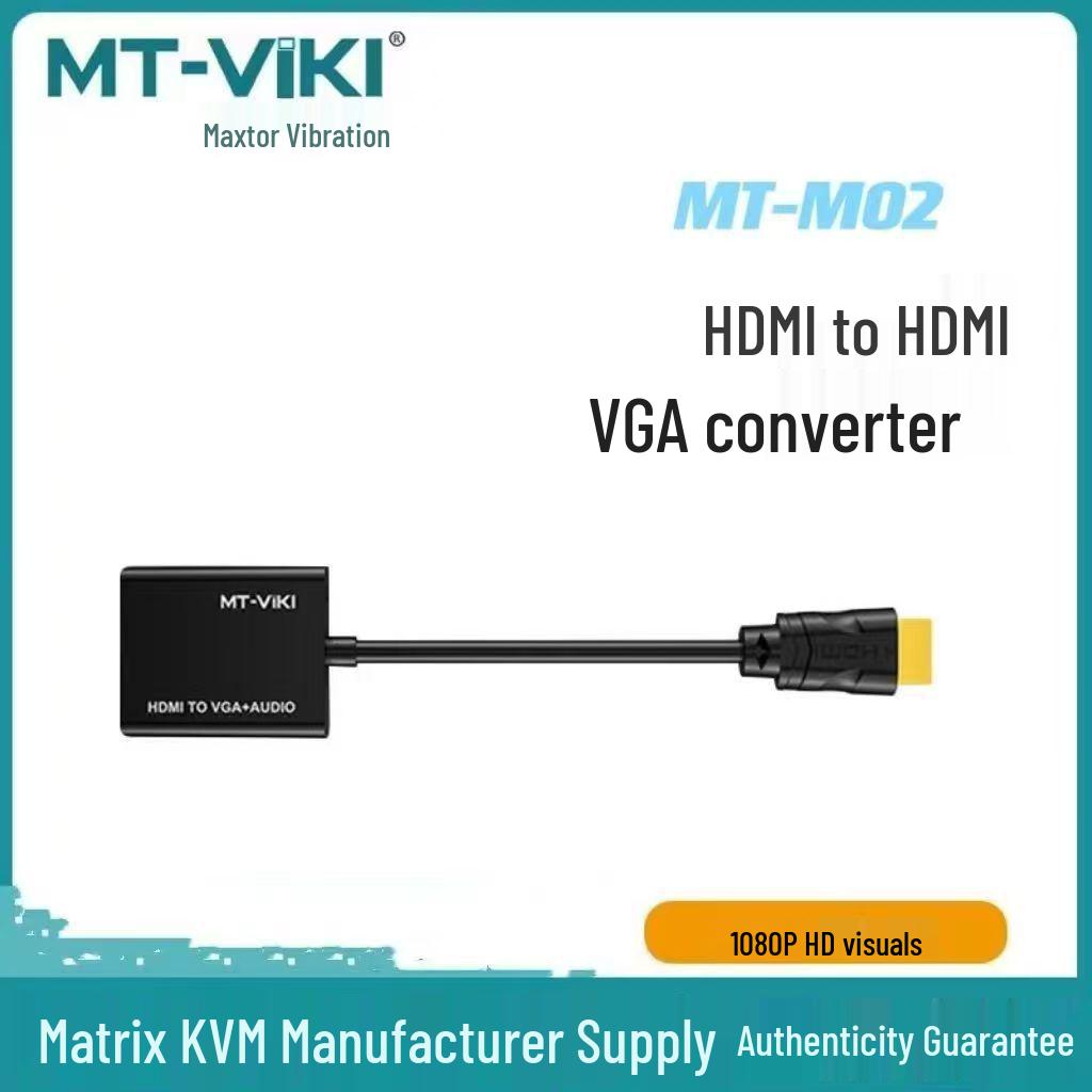 Maxtor High-Definition HDMI to VGA Converter for Monitors and Projectors
Maxtor High-Definition HDMI to VGA Converter for Monitors and Projectors