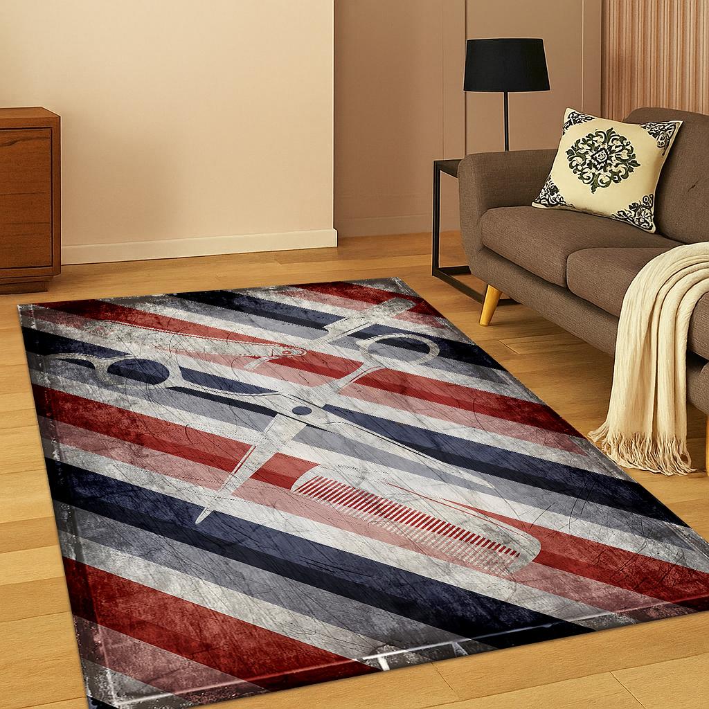 Retro Barber Shop Sign Cartoon Carpet Carpet Rug for Sofa Bedroom Living Room Doormat Home Decor,Kid Game Area Rug Non-slip Mat 40x60cm
Retro Barber Shop Sign Cartoon Carpet Carpet Rug for Sofa Bedroom Living Room Doormat Home Decor,Kid Game Area Rug Non-slip Mat 40x60cm