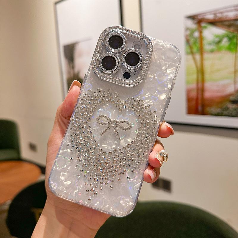 Rhinestone tassel love bow mobile phone case is suitable for Iphone17 shell pattern hard shell Apple 16 fine hole women s models iPhone 11
Rhinestone tassel love bow mobile phone case is suitable for Iphone17 shell pattern hard shell Apple 16 fine hole women s models iPhone 11