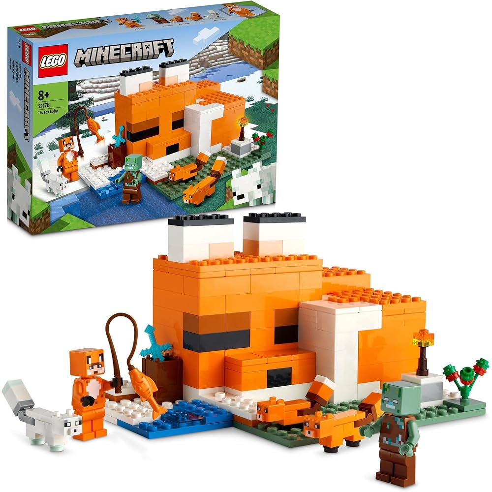 Конструктор LEGO Minecraft Лисья нора 21178 Игрушка для детей 8-10 лет Фигурки
Конструктор LEGO Minecraft Лисья нора 21178 Игрушка для детей 8-10 лет Фигурки