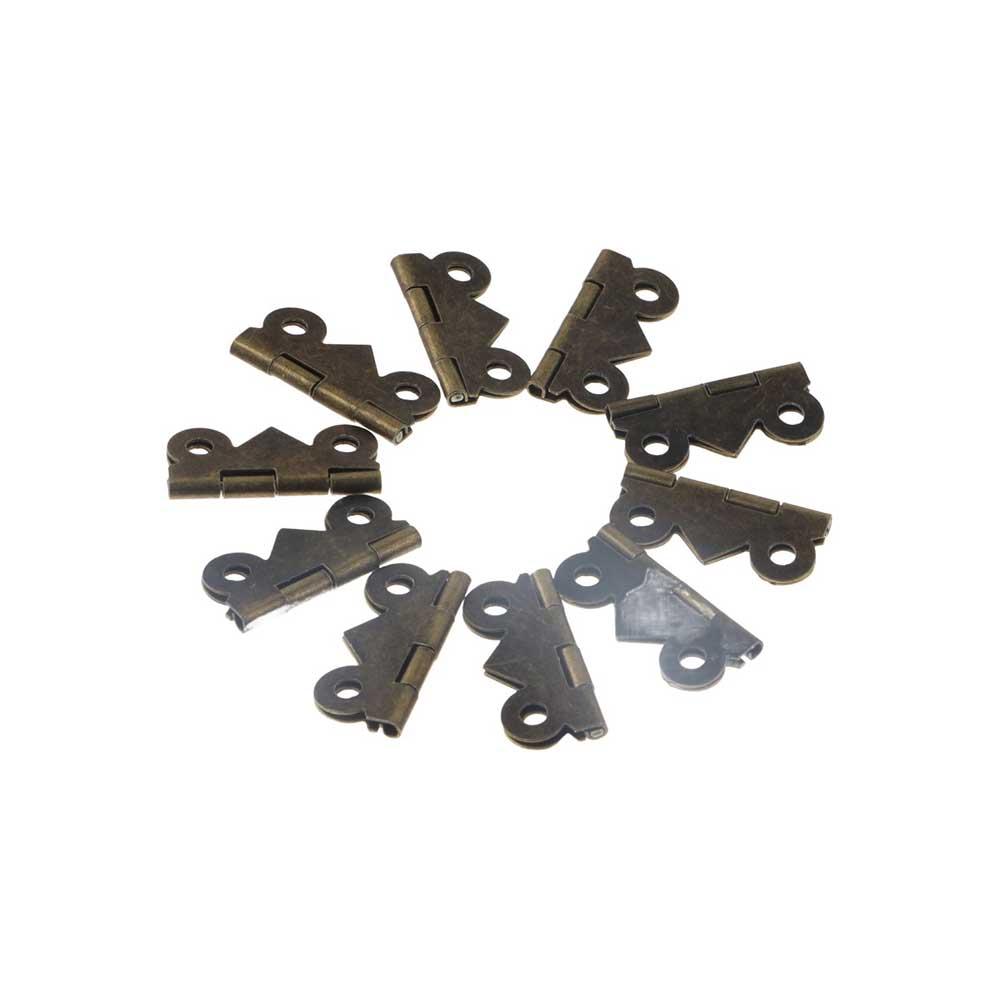 10Pcs Vintage Cabinet Butterfly Hinge Decorative Butterfly Door Hinge Jewellery Box Hinge Wine Case 90 degrees-Bronze
10Pcs Vintage Cabinet Butterfly Hinge Decorative Butterfly Door Hinge Jewellery Box Hinge Wine Case 90 degrees-Bronze